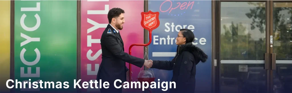The Salvation Army Christmas Kettle Image